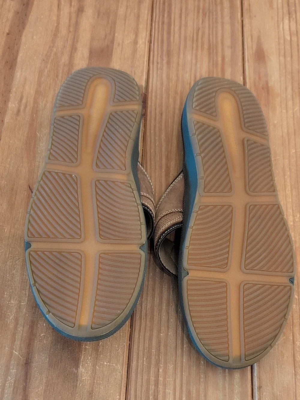 NWOT Johnson & Murphy Tan Mens Sandals, Size 13